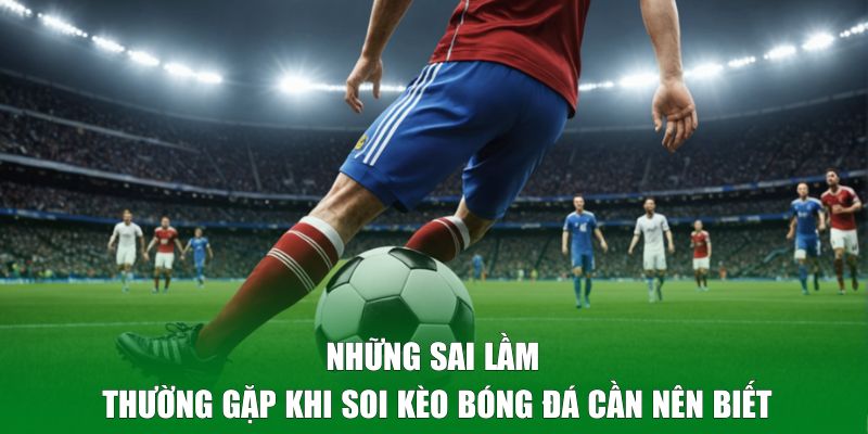 Những sai lầm thường gặp khi soi kèo bóng đá cần nên biết